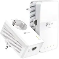 TP-LINK TL-WPA7617 KIT - - strømlinjeadaptersett - - HomePlug AV (HPAV), IEEE 1901 - Wi-Fi 5 - Dobbeltbånd - veggpluggbar