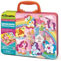4M Unicorn Window Paints Fargeleggingssett