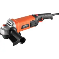 Vevor vinkelsliper, 177,8 mm elektrisk slipemaskin, 8,2 ampere 8500 o/min høyhastighets vinkelslipere med ledning og justerbar støvbeskyttelse for metallsliping, kutting og rustfjerning (skive ikke in