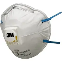 3M K8822, Kopp, FFP2, Hvit, 1 stykker