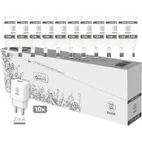 Tech One Tech Tec2954 Pack 12w Usb-vegglader 10 Enheter