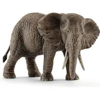 Schleich Wild Life - H: 9 cm - Afrikansk elefant 14761 - - OneSize - Lekedyr