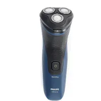 Philips Series 1000 S1151/00 roterende barbermaskin våt/tørr 40 min, svart/blå