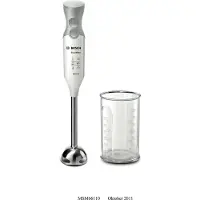 Bosch ErgoMixx MSM66110 - Håndmikser - 600 W - hvit/telegrå