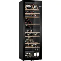 Bosch Serie 6 KWK36ABGA vinkjøleskap 186 x 60 cm, frittstående, svart