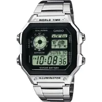 Casio AE-1200WHD-1AVEF, Vanntett, Elektronisk
