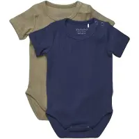 Minymo Body k/e - Dark Navy - - 1½ år (86) - Kortermet body