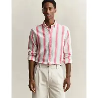 Gant 3260075 Linen Regular Fit Skjorte Med Lange Ermer