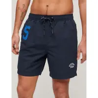 Superdry for man. M3010235A Swimwear made of recycled marine material (L), Beachwear, Recycled Polister, Sustainable, Navy