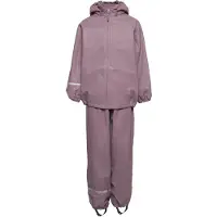 CeLaVi Regntøy m. Seler/Fleece - Resirkuler PU - Månelandskap - - 90 - Regntøy
