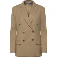 Ralph Lauren for woman. 211977096001 Brown wool double breasted blazer (38), Casual