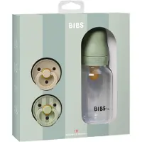 BIBS Dryss - Gavepakke - Smokker/Babyflaske - Sage - - 0-6 md - Smokk