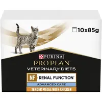 Purina Pro Plan Vet Nf Nyrefunksjon Kylling Pouch Kattesnacks 85g 10 Enheter