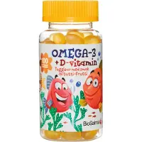 BioSalma Omega-3 + Vitamin D Barn 100 Tyggetabletter