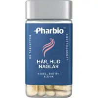 Pharbio Hår Hud Naglar 90 tabletter