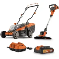 Powerplus Elektrisk Gressklipper Og Gresstrimmer 2.0ah
