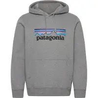 Patagonia P-6 Logo Uprisal Hettegenser grå