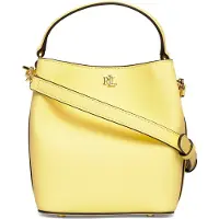 Ralph Lauren for woman. 431969365014 Reese small leather cross body bag yellow (OSFA), Casual