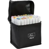 Nassau Pastel Round Dual Markers 48 Pcs Tusjpenn