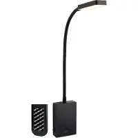 Briloner LED-bordlampe med batteri Cielo, svart, høyde 56 cm, plast