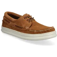 Camper for man. K101073-005 Runner Four Leather Moccasins light brown (45), Flat, Laces, Casual