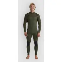 Billabong 302 Furnace Natural Cz Ls Full Våtdrakt grønn