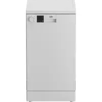 Beko DVS05024W oppvaskmaskin frittstående - Bredde: 45 cm - Høyde: 85 cm - LED-lys - For 10 kuverter - Hvit