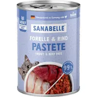 Sanabelle All Meat 6 x 400 g - Ørret og storfekjøtt