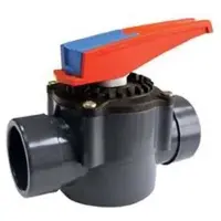 Cepex 16059 Ø50-63 2-veis Roterende Skiveventil Hunn/hann Med Epdm-o-ringer For Solvent-tilkobling