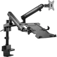 24hShop Ergonomisk Skrivebordsfeste for LCD-Skjerm og Laptop