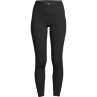 Casall Overlap High Waist Tights, Black