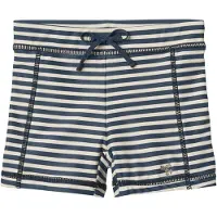 Wheat Badebukser - UV40+ - Ulrik - Blue Stripe - - 12 år (152) - Badetøy
