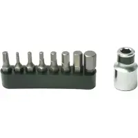 Pedro´s Verktøy Hex Bit Set