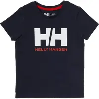 Helly Hansen Blå Logo T-skjorte (116 / 6 år)