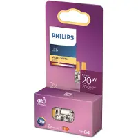 Philips LED-lyspære Spot 1.7W/827 (20W) 2-pack G4