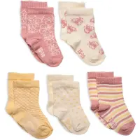 Minymo Sokker - 5-pack - Ash Rose - - 19/22 - Sokker