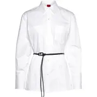 HUGO Everlee 10272124 01 Langermet Bluse