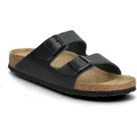 Birkenstock Arizona Natural Leather Smale Sandaler