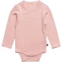 Minymo Body I/e - Bambus - Rosa - - 68 - Langermet Body