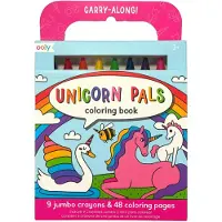 Ooly Fargekritt m. Malebok - Carry Sammen - Unicorn Venner - - OneSize - Fargesett