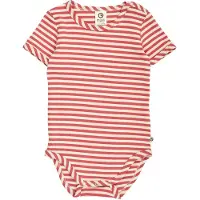 Müsli Body k/e - Rib - Mineralrød/Tofu - - 68 - Kortermet body