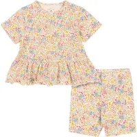 Konges Sløjd Shorts Sett - Basic Frill - Fio Cala - - 2 år (92) - Shorts
