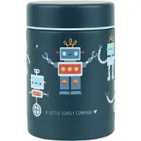 A Little Lovely Company Termosbeholder - 300 ml - Robots - - OneSize - Termo flaske
