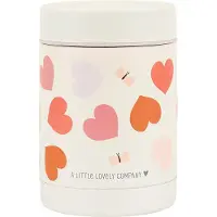 A Little Lovely Company Termosbeholder - 300 ml - Hearts - - OneSize - Termo flaske