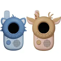 The Zoofamily Walkie Talkies - Racoon &amp; Deer - Blå/Brun - - OneSize - Kosedyr