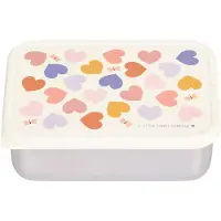 A Little Lovely Company Matboks - Rustfritt Stål - 900 ml - Lytt - - OneSize - Matboks