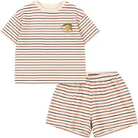 Konges Sløjd Shorts Sett - Basic - Trefargede striper - - 4 år (104) - Shorts
