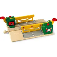 BRIO World Magnetisk Jernbaneovergang 33750 - - OneSize - Togskinner