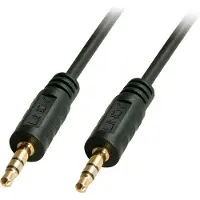 Lindy 35642, 3.5mm, Hankjønn, 3.5mm, Hankjønn, 2 m, Svart