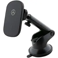 Mercedes MEWCCGSLK 15W induksjonsholder for luftventil/glass svart/svart Silver Stars MagSafe